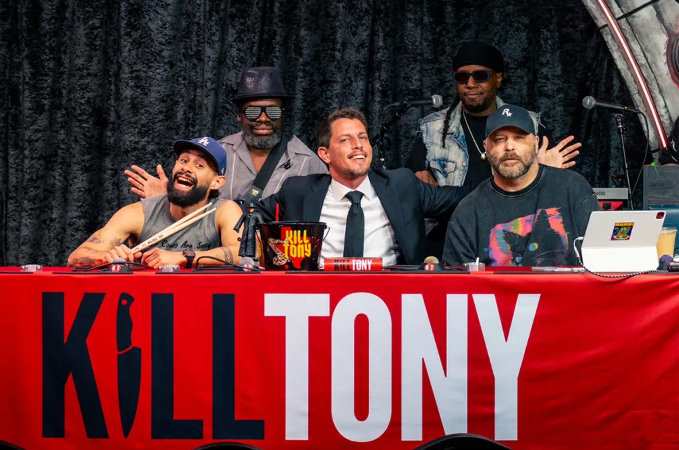 Kill Tony performing live on stage
